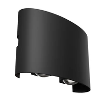 Maytoni STRATO kültéri fali lámpa fém fekete 1x LED IP54 - O417WL-L4B3K