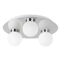 Rabalux BECCA fürdőszobai lámpa G9 fém króm üveg burával fehér modern stílus IP44 - 2113