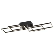Rabalux QUINCE függeszték LED 2400lm fém fekete műanyag burával fehér modern stílus IP20 - 3084