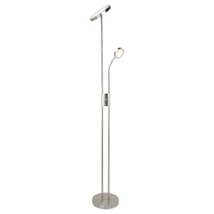 Rabalux OPHUS állólámpa LED 2110lm fém szatin króm üveg burával átlátszó modern stílus IP20 - 3239