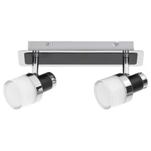 Rabalux HAROLD fürdőszobai lámpa LED 800lm fém fekete műanyag burával opál üveg modern stílus IP44 - 5022