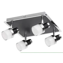 Rabalux HAROLD fali lámpa LED 1600lm fém fekete műanyag burával opál üveg modern stílus IP44 - 5024