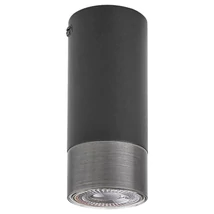 Rabalux ZIRCON mennyezet lámpa GU10 fém matt fekete fém burával ezüst minimál stílus IP20 - 5074