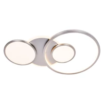 Rabalux FULVIA függeszték LED 3200lm fém szatin króm akril burával fehér modern stílus IP20 - 6890