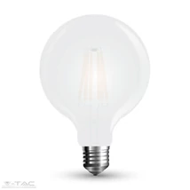 Retro LED izzó - 7W Filament E27 G125 Meleg fehér 7189