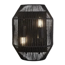 WICKER - Searchlight-11201-2BK - Fali lámpa