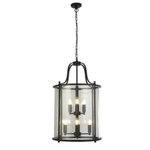 BEVELLED LANTERN - Searchlight-3068-8BK - Függeszték