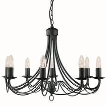 MAYPOLE - Searchlight-6348-8BK - Csillár