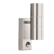 LED OUTDOOR & PORCH - Searchlight-7008-2SS-LED - Fali lámpa cu senzor
