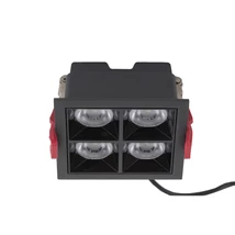 Nowodvorski Midi LED beépíthető lámpa, fém, fekete, 3000K, 16W, 1400lm - TL-10061