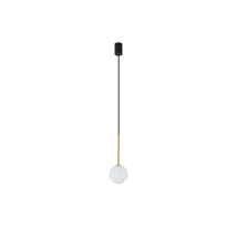 Nowodvorski Karo függesztett lámpa, fém, üveg, fekete, G9 - TL-10305