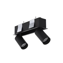 Nowodvorski Mono Deep beépíthető lámpa, fém, fekete, GU10 - TL-10460