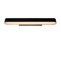 Lucide MADELON fürdőszobai fali lámpa modern stílus üveg fekete opál ovális forma LED IP44 - 04209/12/30