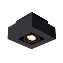Lucide XIRAX mennyezeti spotlámpa modern stílus alumínium fekete szögletes forma GU10-LED IP20 - 09119/06/30