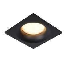 Lucide ZIVA fürdőszobai beépíthető lámpa modern stílus alumínium fekete szögletes forma GU10 IP44 - 09924/01/30