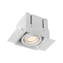 Lucide TRIMLESS beépíthető lámpa modern stílus alumínium fehér szögletes forma GU10 IP20 - 09925/01/31