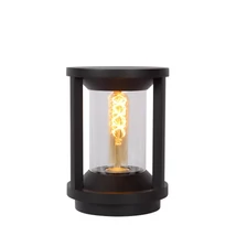 Lucide CADIX kültéri állólámpa modern stílus alumínium fekete henger forma E27 IP65 - 15804/22/30