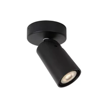 Lucide XYRUS mennyezeti spotlámpa modern stílus alumínium fekete kerek forma GU10-LED IP20 - 23954/06/30