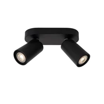 Lucide XYRUS mennyezeti spotlámpa modern stílus alumínium fekete ovális forma GU10-LED IP20 - 23954/11/30