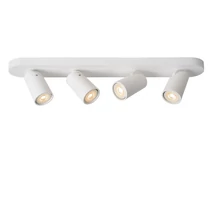 Lucide XYRUS mennyezeti spotlámpa modern stílus alumínium fehér ovális forma GU10-LED IP20 - 23954/21/31