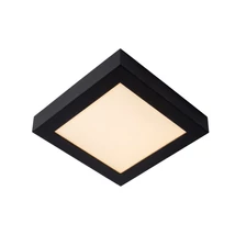 Lucide BRICE-LED fürdőszobai mennyezet lámpa modern stílus alumínium fekete szögletes forma LED IP44 - 28117/22/30