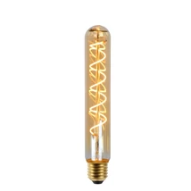 Lucide E27-LED szabályozható filament fényforrás 5W 380lm 2200K 360° Cri80 üveg borostyán - 49035/20/62