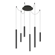 Lucide LORENZ függeszték modern stílus alumínium fekete LED IP20 - 74403/06/30
