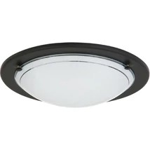 Rabalux UFO mennyezet lámpa E27 fém fekete üveg burával opál üveg hagyományos stílus IP20 - 5103