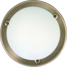 Rabalux UFO fürdőszobai lámpa E27 fém bronz üveg burával fehér hagyományos stílus IP20 - 5203