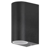 Rabalux CHILE kültéri fali lámpa GU10 fém fekete üveg burával modern stílus IP44 - 8030