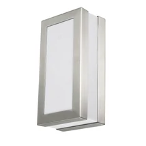 Rabalux STUTTGART falikar E27 fém szatin króm műanyag burával fehér modern stílus IP44 - 8170