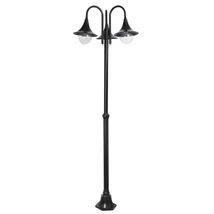 Rabalux KONSTANZ kültéri fali lámpa E27 fém fekete műanyag burával átlátszó klasszikus stílus IP44 - 8248