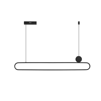 Azzardo Nicodemo függeszték fém, fekete, LED, 3000K-6000K, 39W, 3250lm - AZ-5450