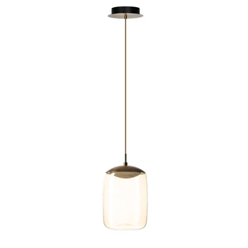 Azzardo HELENA  függeszték fém, áttetsző, sárgaréz, áttetsző, LED, 18W, 3000K, 419Lm - AZ-6411