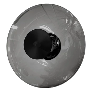 Azzardo  ANDORA fali lámpa fém, üveg, fekete, füstszín, LED, 12W, 3000K, 600Lm - AZ-6891