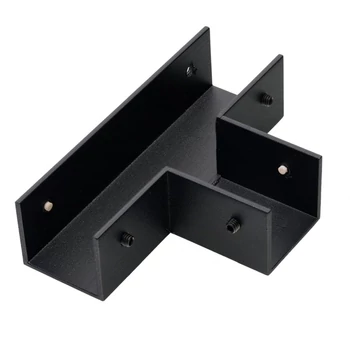 Azzardo  T-CONNECTOR kiegészítő kültéri sínrendszerhez fém, fekete, IP65 - AZ-6942