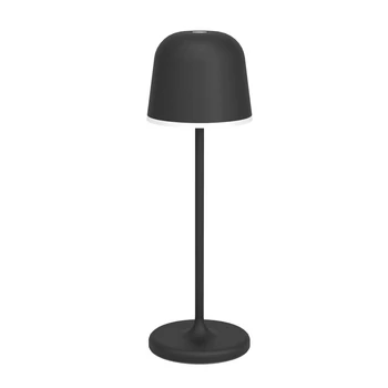 Eglo MANNERA kültéri asztali lámpa fém, műanyag, fekete, fehér, LED, 3000K, 2.2W, 200lm, IP54 - 900457