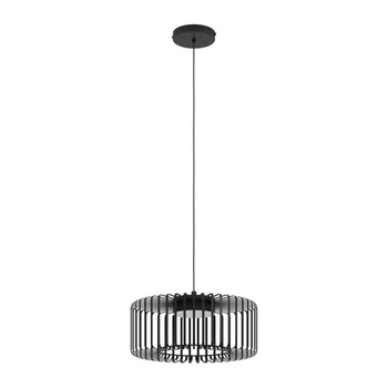 Eglo GINESTRONE-Z függeszték fém, műanyag, fekete, fehér, LED, 2700K-6500K, 22W, 2450lm - 900723