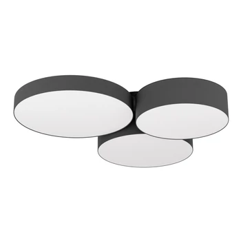 Eglo BARBANO-Z mennyezet lámpa fém, textil, műanyag, fekete, fehér, LED, 2700K-6500K, 22.5W, 2550lm - 900853