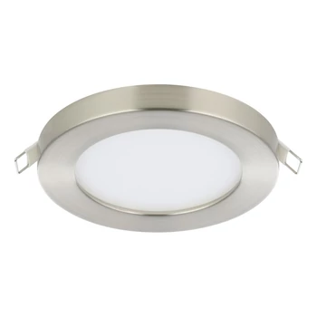 Eglo FUEVA FLEX beépíthető szpot lámpa fém, műanyag, nikkel, fehér, LED, 3000K, 5.5W, 650lm - 900933