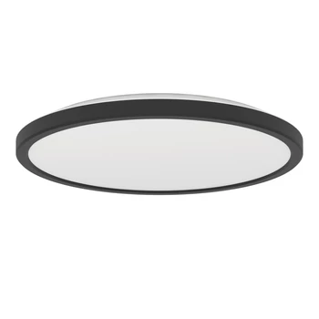 Eglo ROVITO fürdőszobai mennyezet lámpa fém, műanyag, fekete, fehér, LED, 13,9W, 2700K- 4000K-6500K, 1750 Lm, IP 44 - 901438