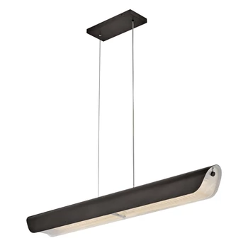 Elstead ARCO függeszték fém, üveg, fekete, áttetsző. LED, 43W, 3000K, 2150 Lm - ELS-HK-ARCO-LED-LP-117-BX