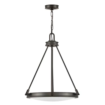 Elstead COLLIER függeszték fém, üveg, fekete, fehér, E14 - ELS-HK-COLLIER-P-BX