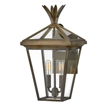 Elstead PALMA kültéri fali lámpa fém, üveg, bronz, áttetsző, E14, IP44 - ELS-HK-PALMA-M-BU