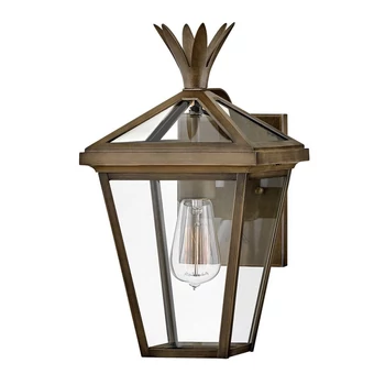 Elstead PALMA kültéri fali lámpa fém, üveg, bronz, áttetsző, E14, IP44 - ELS-HK-PALMA-S-BU
