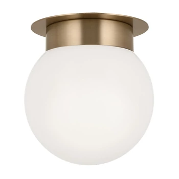 Elstead ALBERS mennyezet lámpa fém, üveg, bronz, opál, E27 - ELS-KL-ALBERS-F-G-CPZ