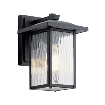 Elstead CAPPANNA kültéri fali lámpa fém, üveg, fekete, E27, IP44 - ELS-KL-CAPPANNA-S-BKT