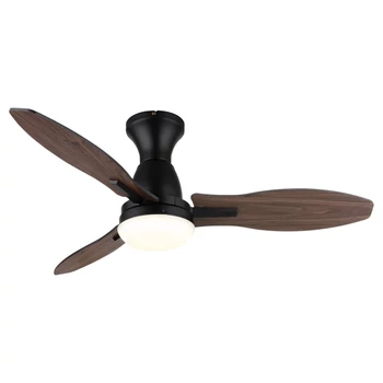 Globo GALE ventilátor fém,  akril, barna, fehér, fekete, LED, 22W, 3000-6000K, 1897 Lm - 03671B