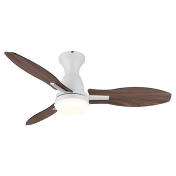 Globo GALE ventilátor fém,  akril, barna, fehér, LED, 22W, 3000-6000K, 1897 Lm - 03671W