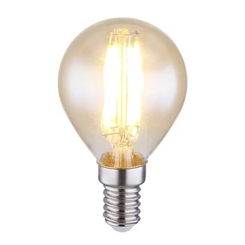 Globo LED BULB LED izzó üveg, borostyán, E14, 2200K, 4W, 350lm - 10589AK